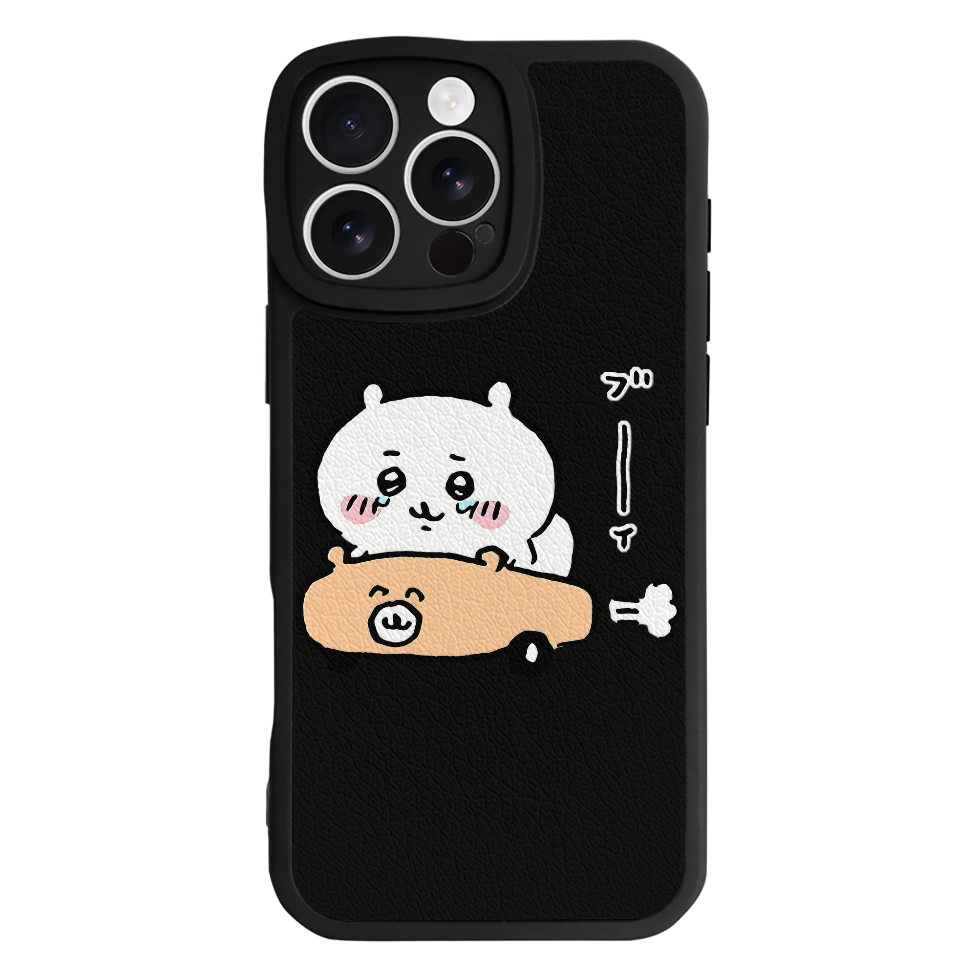 （画像用） ちいかわ ちいかわ Chii-kawa chiikawa 【iPhone 16シリーズ対応】シリコンスマホケース（レザー調） 材質：シリコン